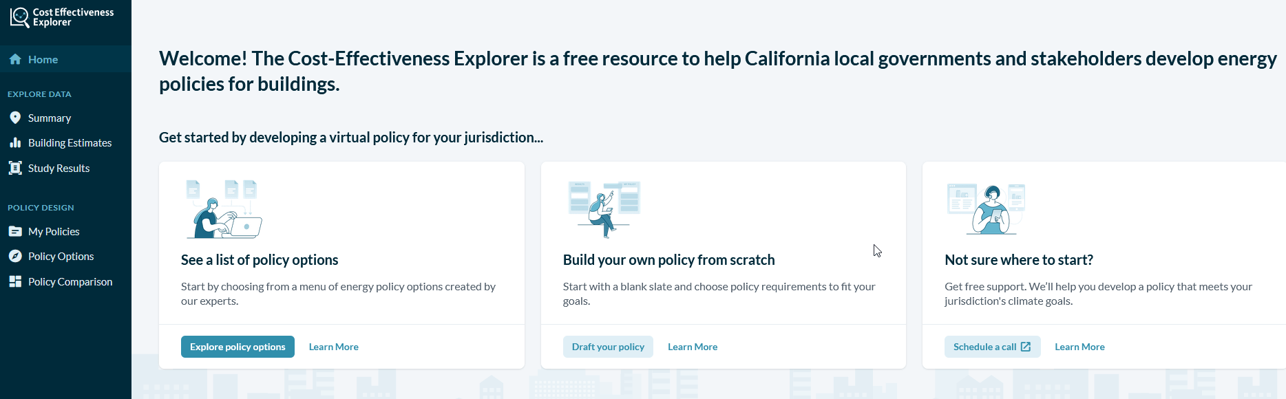 CE Explorer home page graphic